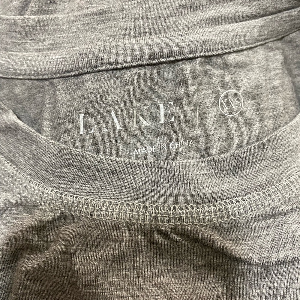 New LAKE Men’s Long Sleeve Bamboo Tee in Heather Gray XXS - Picture 4 of 9
